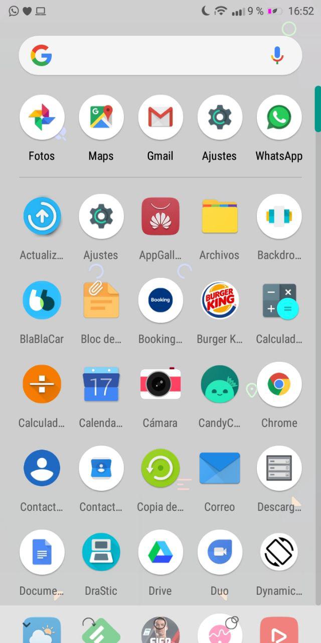 iconos android p