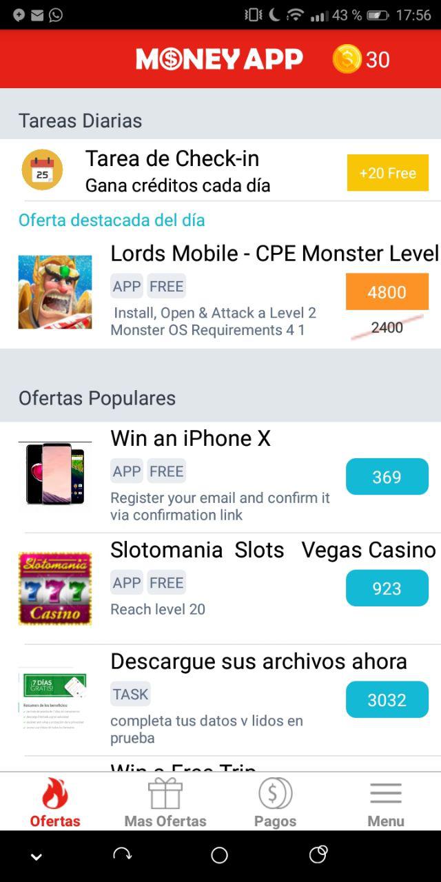 moneyapp dinero gratis 2018