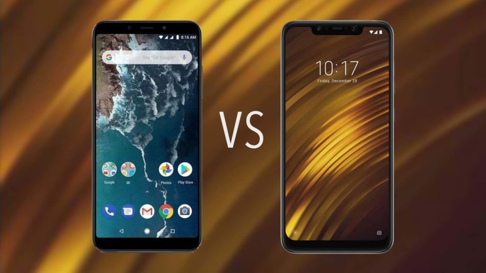 Comparativa Xiaomi Mi A2 vs Pocophone F1