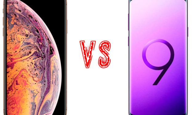 Comparativa iPhone Xs Max vs Samsung Galaxy S9+