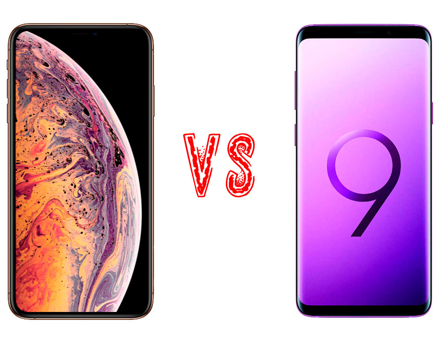 Comparativa iPhone Xs Max vs Samsung Galaxy S9+