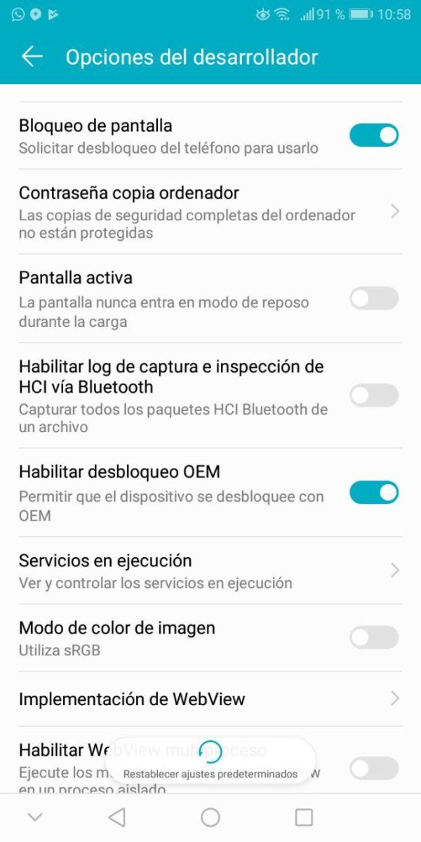 desbloqueo oem huawei