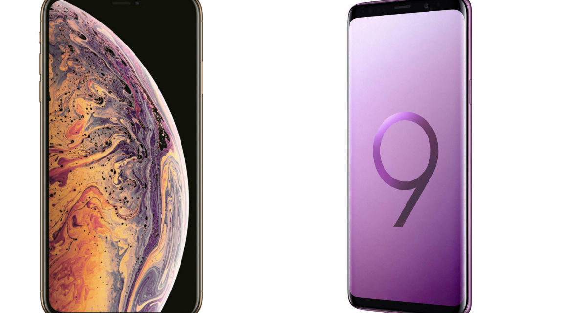 Comparativa iPhone Xs vs Samsung Galaxy S9