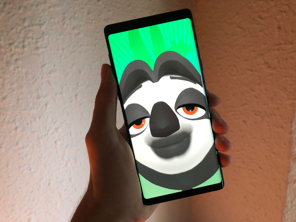 Probamos los emoji de Zootrópolis en el Samsung Galaxy Note 9