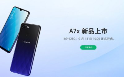El nuevo Oppo A7x aparece filtrado en su página oficial