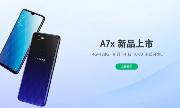 El nuevo Oppo A7x aparece filtrado en su página oficial