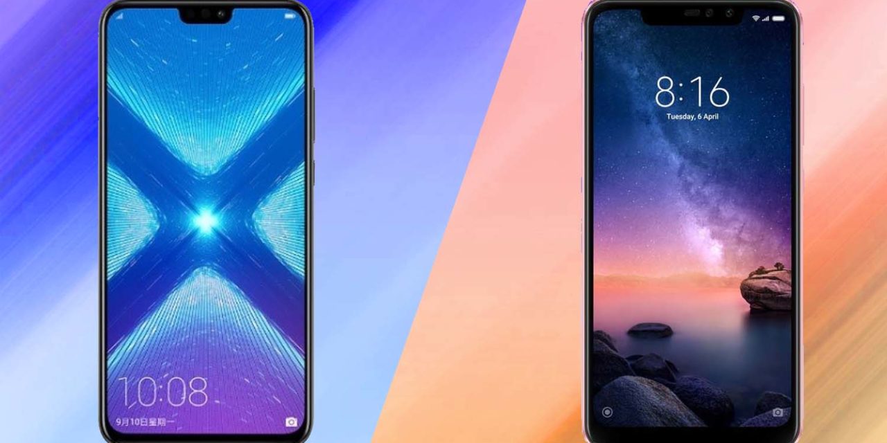 Comparativa Honor 8X vs Xiaomi Redmi Note 6 Pro