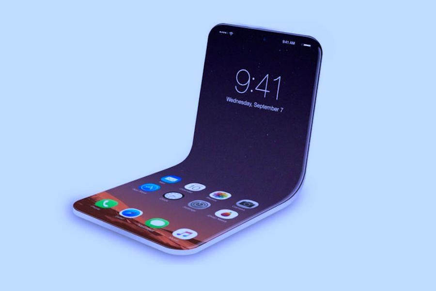Apple patenta un teléfono plegable
