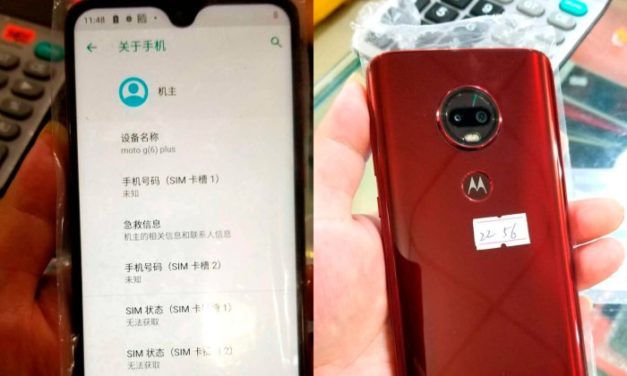 Así podría ser el próximo Motorola Moto G7