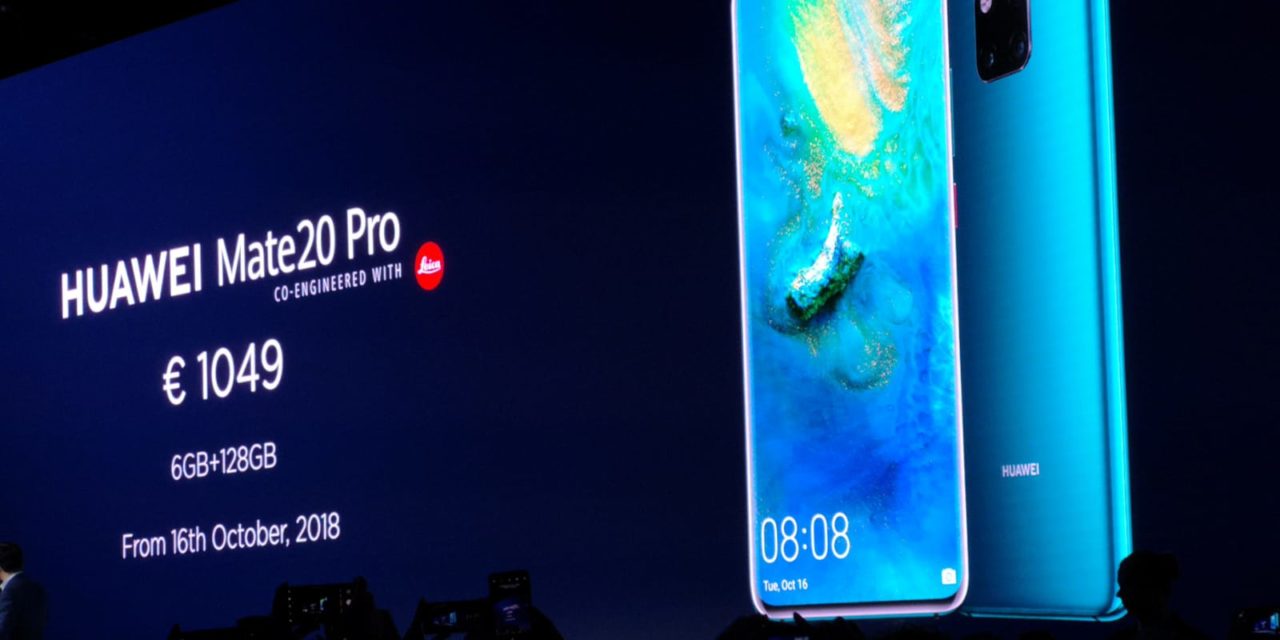 Precio y fecha de salida de los Huawei Mate 20, Huawei Watch GT y Band 3 Pro