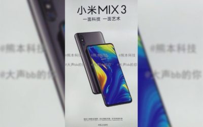 Se filtra el precio oficial del Xiaomi Mi MIX 3 antes de su salida