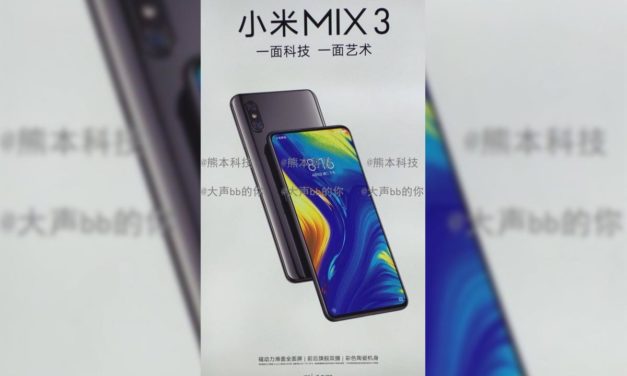 Se filtra el precio oficial del Xiaomi Mi MIX 3 antes de su salida