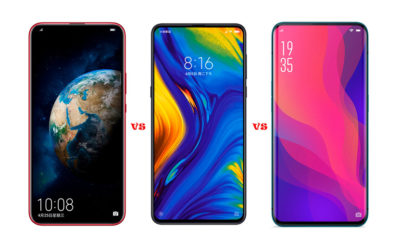Honor Magic 2 vs Xiaomi Mi Mix 3 vs Oppo Find X, 3 móviles con pantalla deslizante
