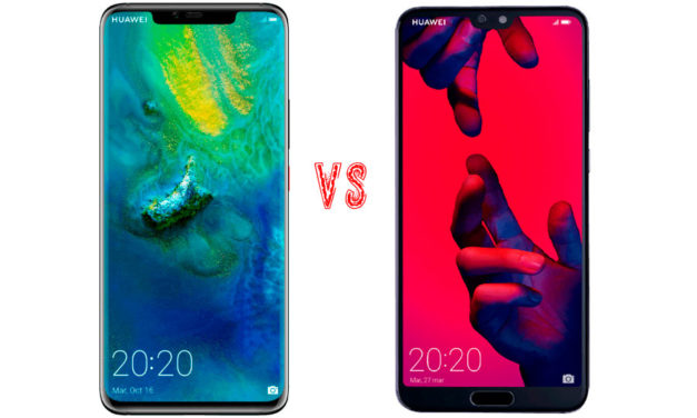 Comparativa Huawei Mate 20 Pro vs Huawei P20 Pro