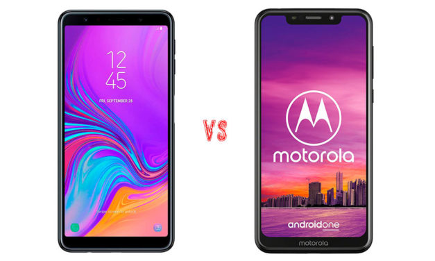 Comparativa Samsung Galaxy A7 2018 vs Motorola Moto One