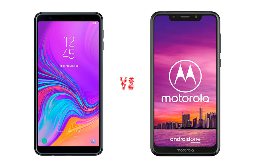 Comparativa Samsung Galaxy A7 2018 vs Motorola Moto One