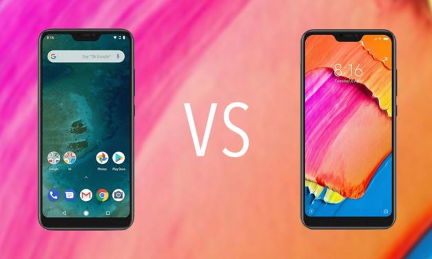 Comparativa Xiaomi Mi A2 vs Xiaomi Note Redmi 6 Pro