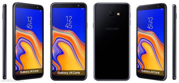 Samsung Galaxy j4 Core diseño