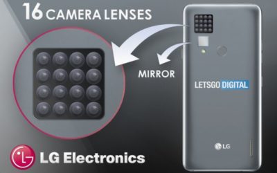 Una patente de LG muestra un móvil con 16 cámaras