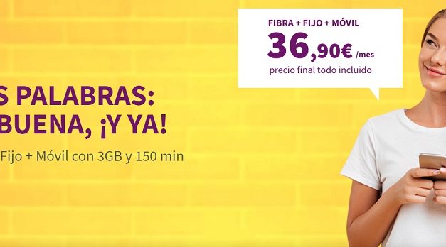 Llamaya, fibra y móvil por 37 euros al mes