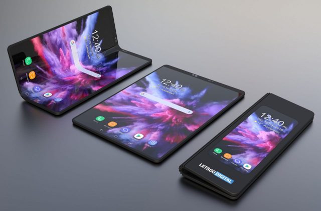 Nuevas imágenes del móvil plegable de Samsung