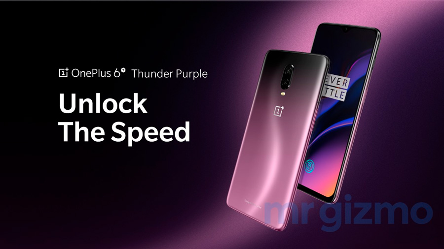 nuevo color OnePlus 6T morado