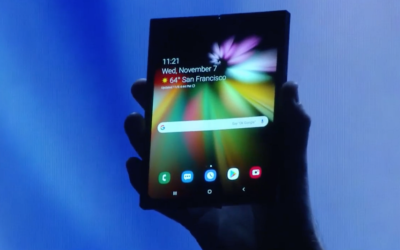 Así es la pantalla plegable de Samsung