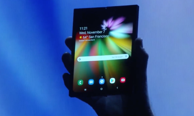 Así es la pantalla plegable de Samsung