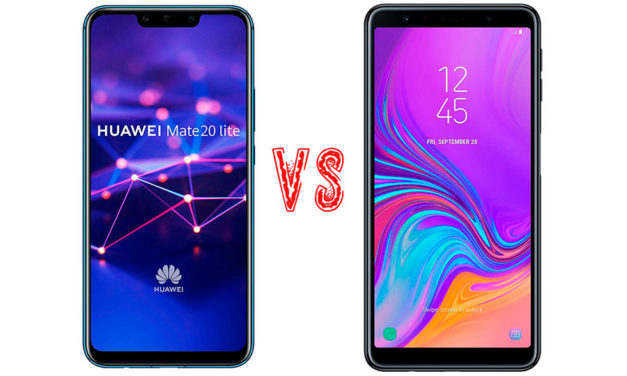 Comparativa Huawei Mate 20 Lite vs Samsung Galaxy A7 2018