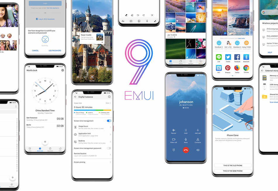 emui 9 android 9 pie huawei