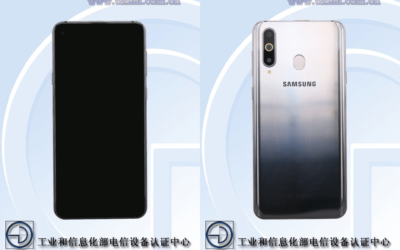 El móvil de Samsung con cámara en pantalla aparece en imágenes reales