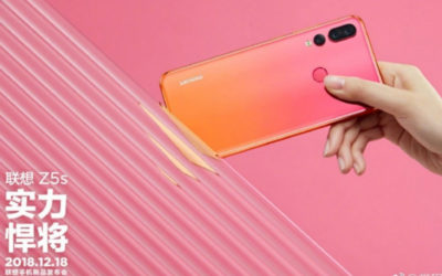 El Lenovo Z5s llegará en tres nuevos colores