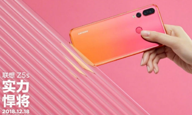 El Lenovo Z5s llegará en tres nuevos colores