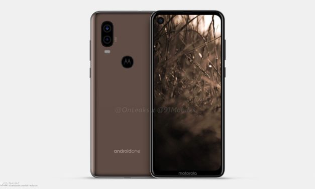 Este sería el diseño del primer móvil de Motorola con cámara en pantalla