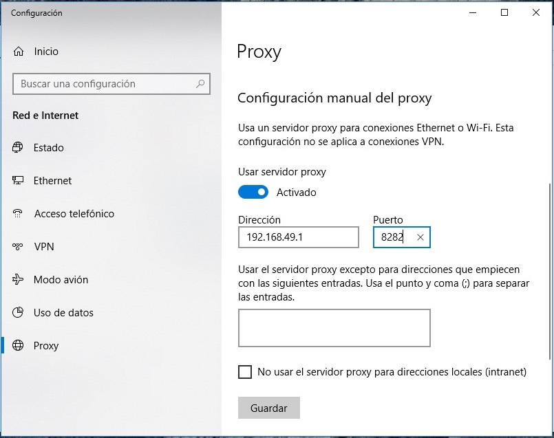 proxy windows 10