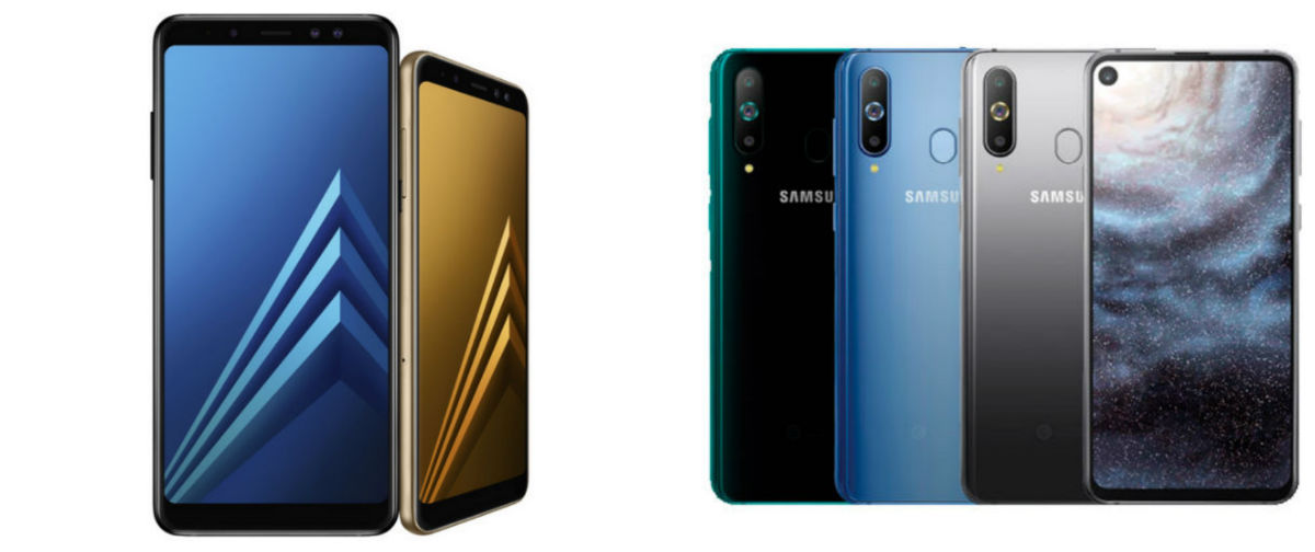 5 diferencias entre el Samsung Galaxy A8 y A8s