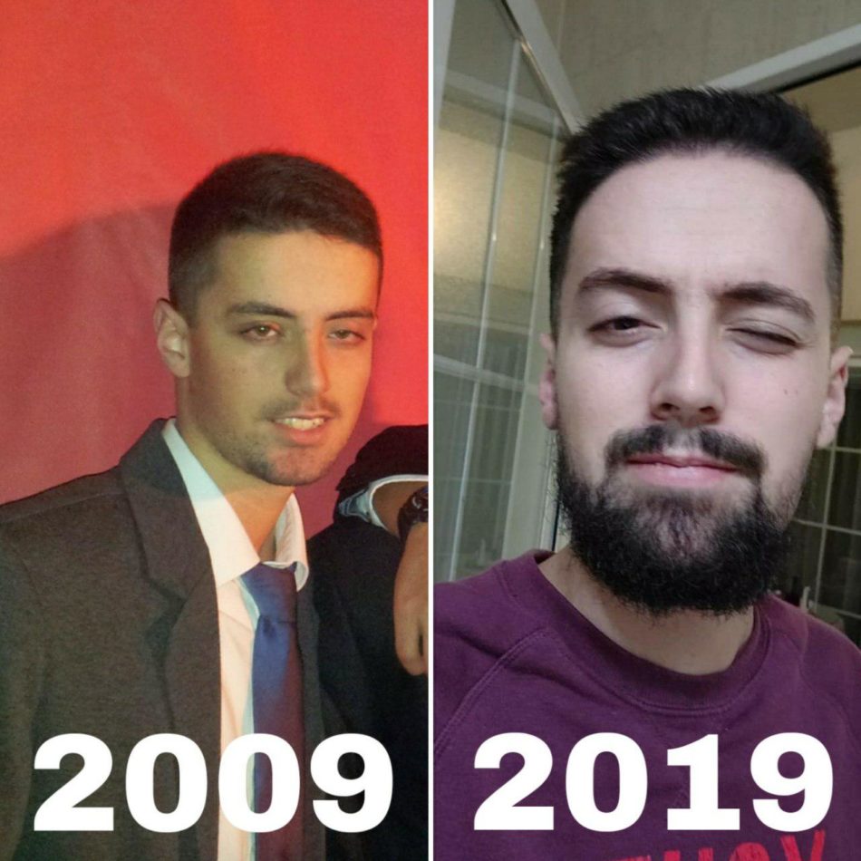 10 years challenge meme 8