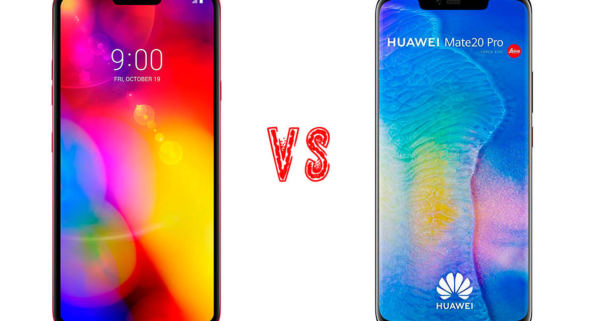 Comparativa LG V40 ThinQ vs Huawei Mate 20 Pro