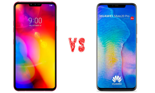 Comparativa LG V40 ThinQ vs Huawei Mate 20 Pro