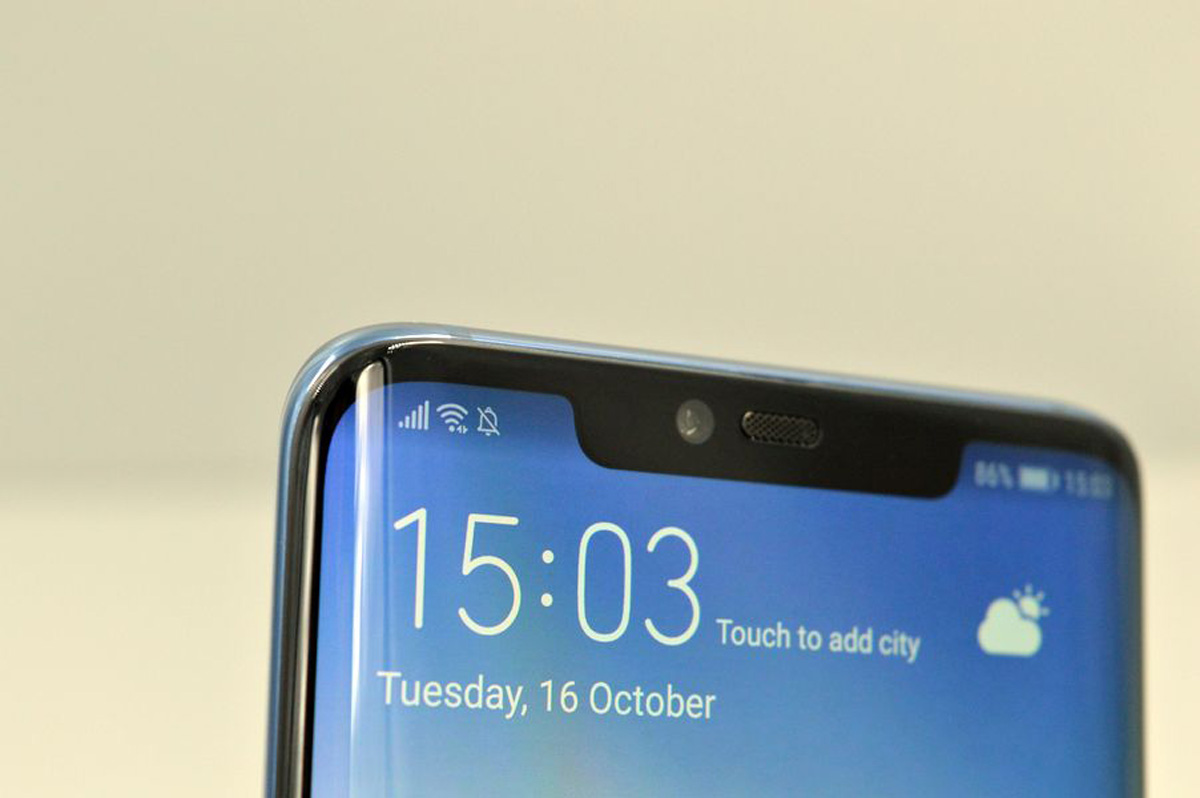 comparativa LG V40 ThinQ vs Huawei Mate 20 Pro cámaras delanteras Mate 20 Pro