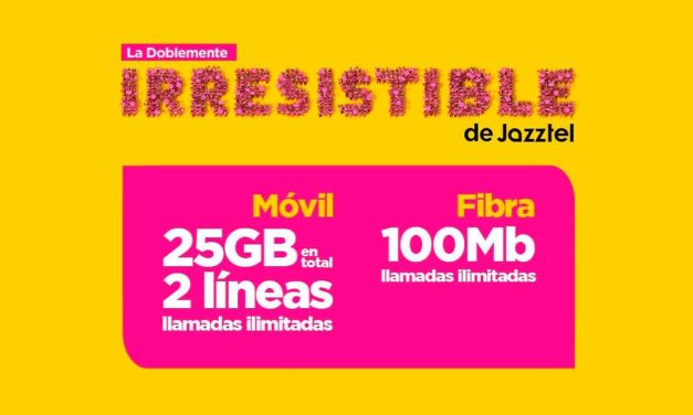 Así es la nueva tarifa de Jazztel con 2 líneas móviles y fibra de 100 MB