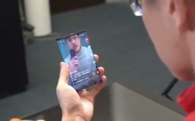 El presidente de Xiaomi muestra en vídeo un móvil plegable