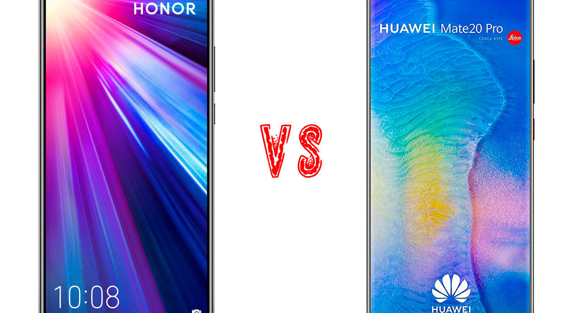 Comparativa Honor View 20 vs Huawei Mate 20 Pro