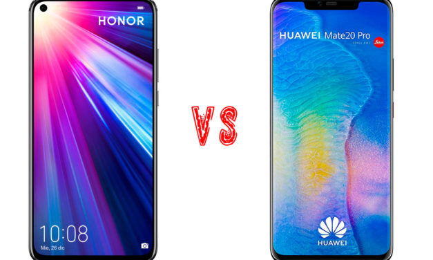 Comparativa Honor View 20 vs Huawei Mate 20 Pro