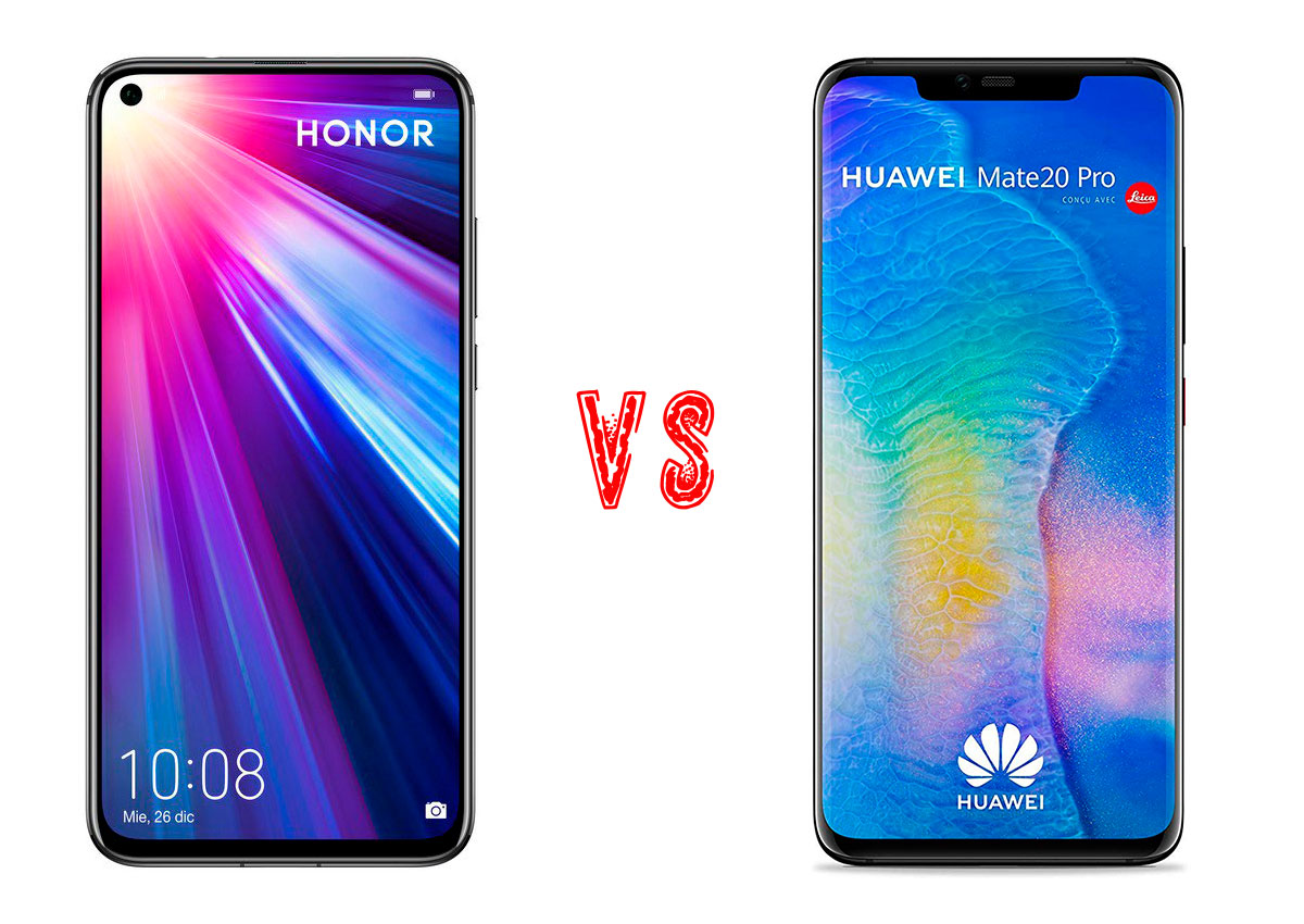 Comparativa Honor View 20 vs Huawei Mate 20 Pro