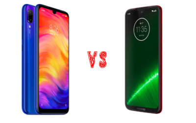 Comparativa Xiaomi Redmi Note 7 vs Motorola Moto G7 Plus