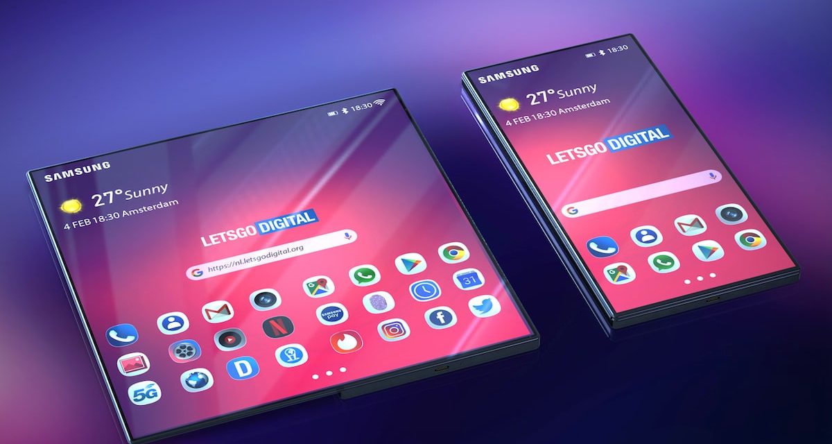 Así luciría el Samsung Galaxy F flexible que llegará junto al S10