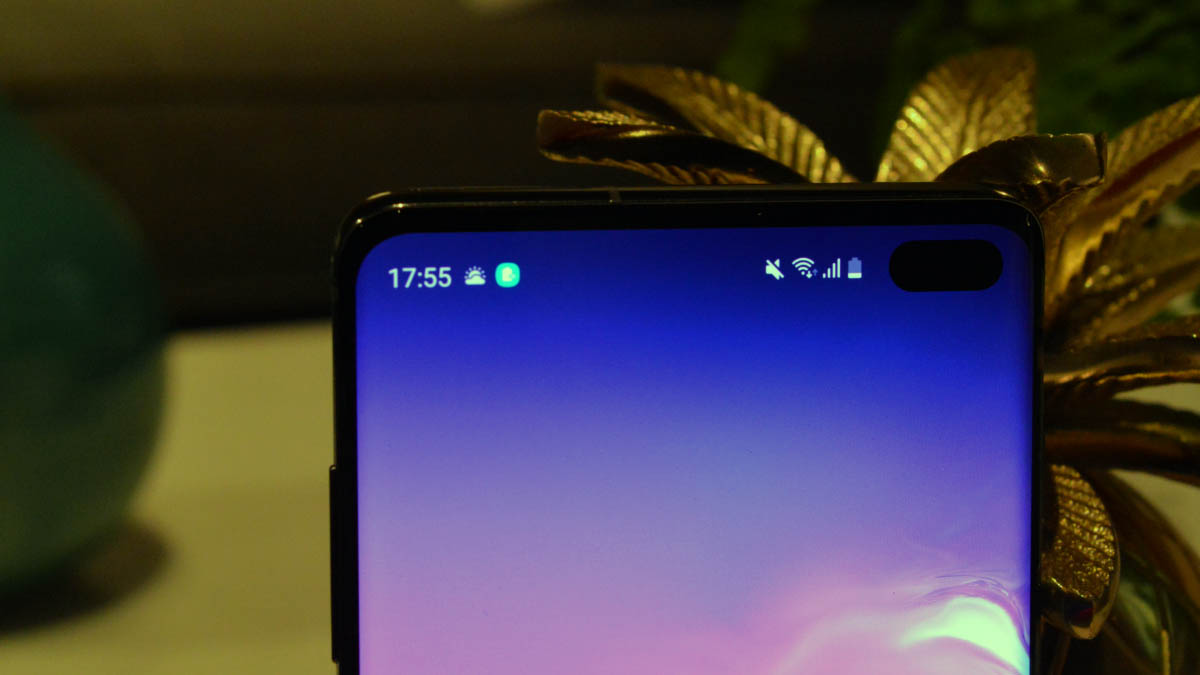 Samsung-galaxy-s10-plus parte alta pantalla