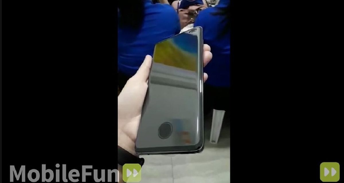 Se filtra el primer video real del Samsung Galaxy S10 con sensor de huellas en pantalla