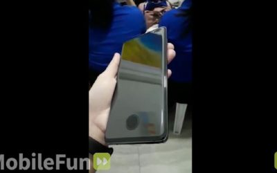 Se filtra el primer video real del Samsung Galaxy S10 con sensor de huellas en pantalla